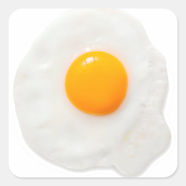 Sunny Side Up Square Sticker (Front)