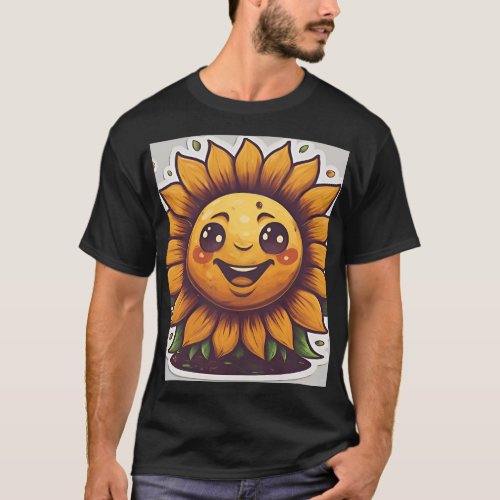Sunny Side Up Sunflower Smile Tee