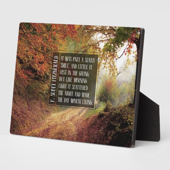 Sunny Smile Plaque (Side)