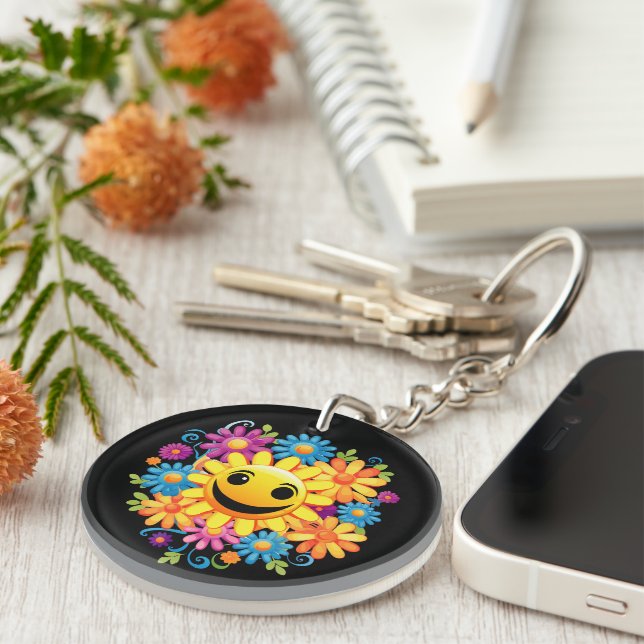 Sunny Smiles Keychain (Front Right)