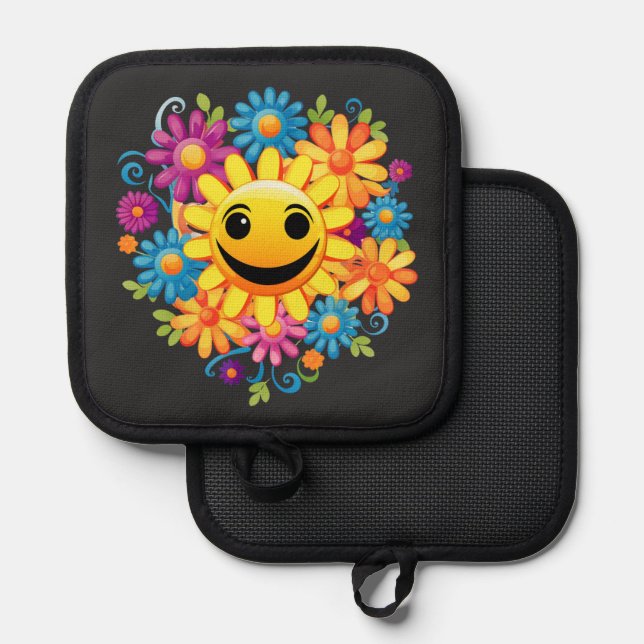 Sunny Smiles Pot Holder (Front/Back)