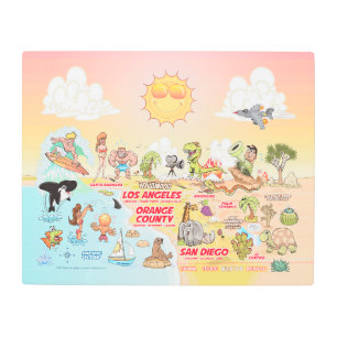 Sunny SoCal Metal Print