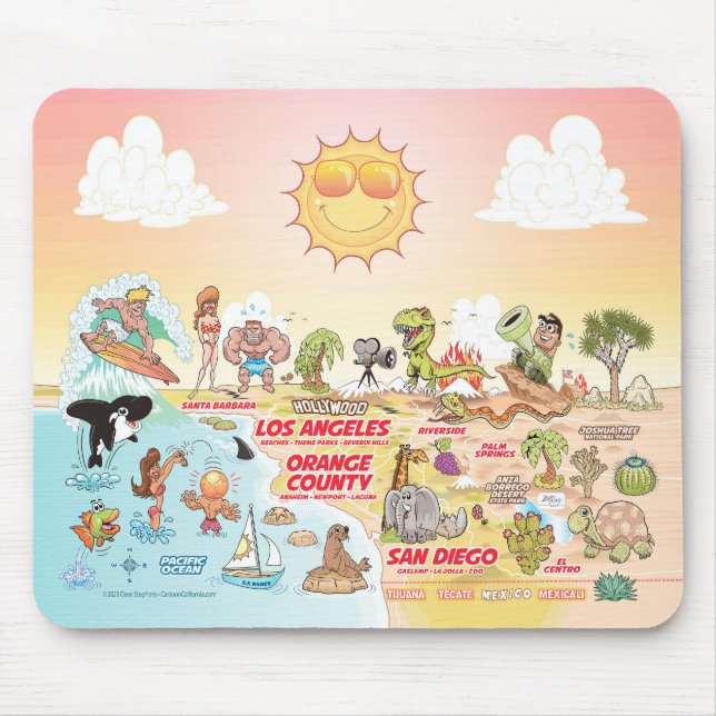 Sunny SoCal Mouse Pad (Front)