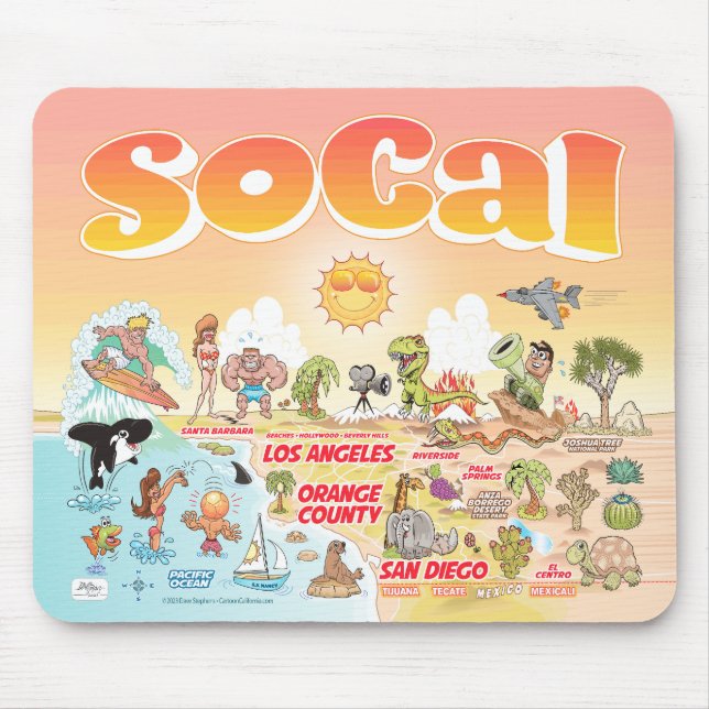 Sunny SoCal Mouse Pad (Front)