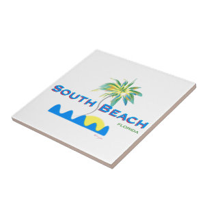 Sunny South Beach, Florida Ceramic Tile