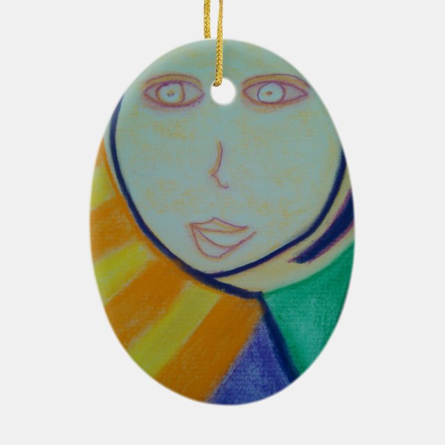 Sunny Spirit Ceramic Ornament (Back)