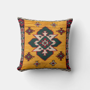 Sunny Splendor: Yellow Kilim Pillows 