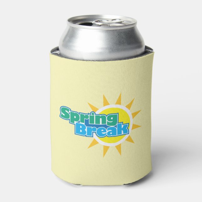 Sunny Spring Break- Can Cooler (Can Front)