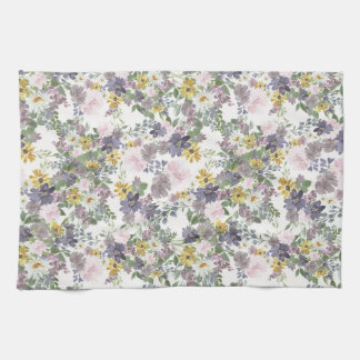 Sunny Spring Floral Kitchen Towel