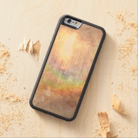 Sunny Stone Abstract Art Carved Maple Iphone 6 Bumper Case