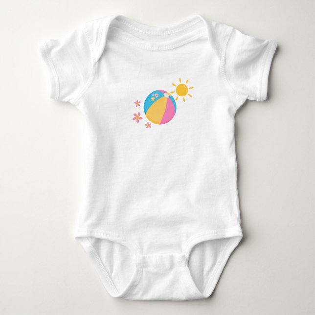 Sunny Summer  Baby Bodysuit (Front)