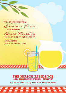 summer picnic invitations zazzle