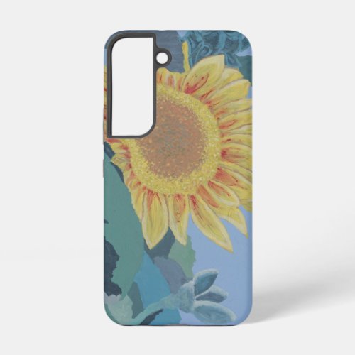 Sunny Summer Yellow Sunflower modern abstract Samsung Galaxy S22 Case