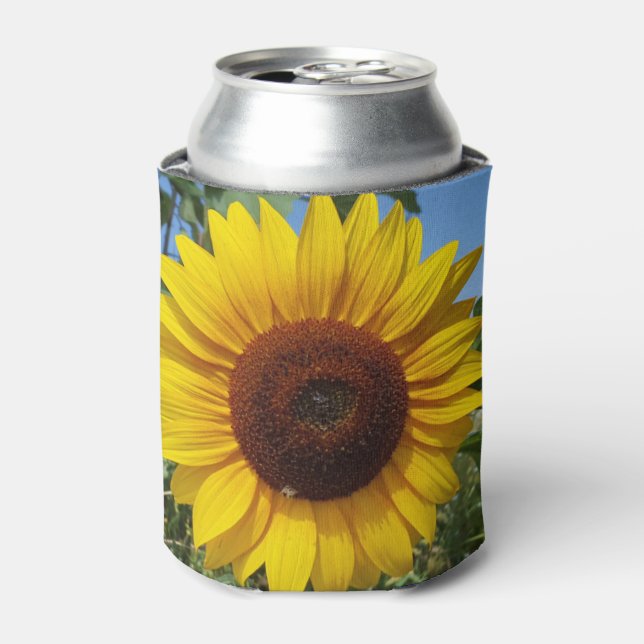 Sunny Sunflower Can Cooler (Can Front)