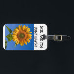 Sunny Sunflower – Cute & Stylish Eco-Frie Luggage Tag<br><div class="desc">Travel in style with this vibrant Sunflower Luggage Tag! 🌻 Durable and eye-catching, it makes spotting your bag effortless while adding a cheerful touch to your travel gear. Perfect for suitcases, backpacks, or carry-ons, this luggage tag is both practical and adorable. A thoughtful gift for travelers, friends, or anyone who...</div>