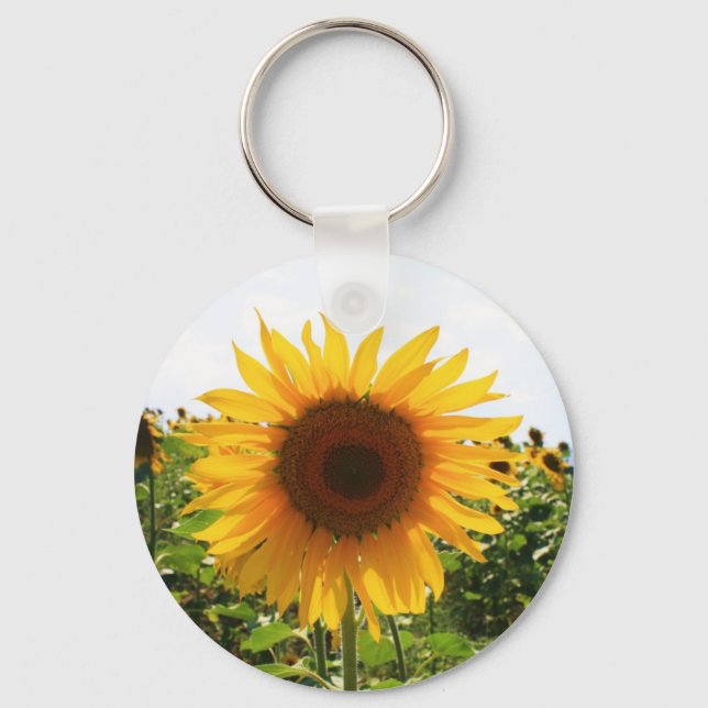 Sunny Sunflower Keychain (Front)