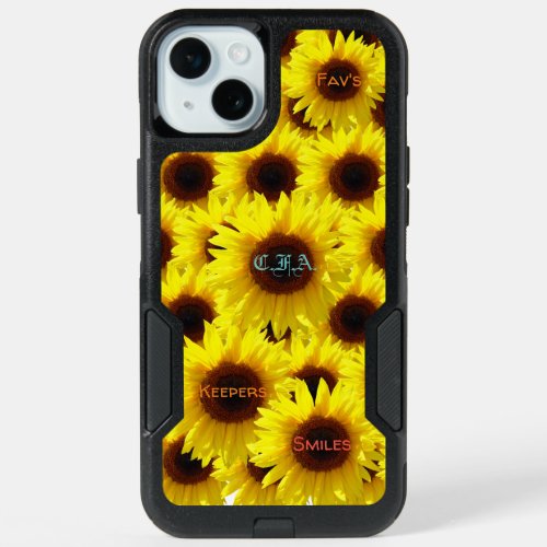 Sunny Sunflower Patch iPhone 15 Plus Case