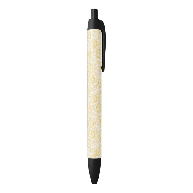 Sunny Sunflower Pattern Pen (Bottom (Vertical))
