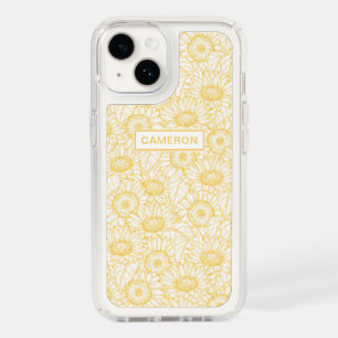 Sunny Sunflower Pattern Speck iPhone 14 Case