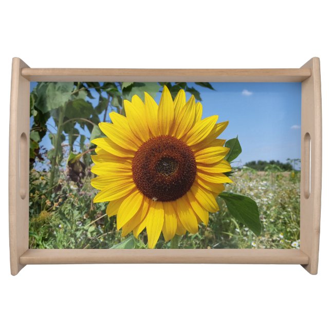 Sunny Sunflower Serving Tray (Front)