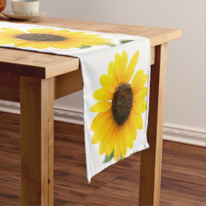 Sunny Sunflower Table Runner