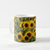 Sunny Sunflowers Field Mug (Front Left)