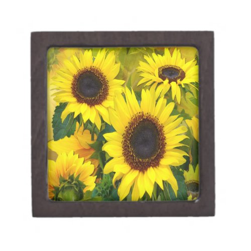 Sunny Sunflowers Keepsake Box