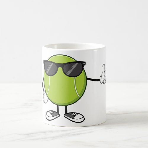 Sunny Tennis Ball Coffee Mug