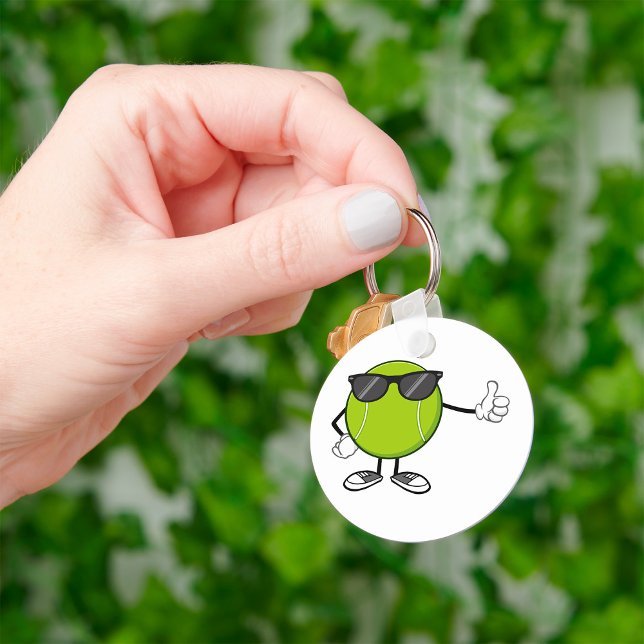 Sunny Tennis Ball Keychain (Creator Uploaded)