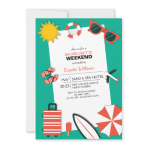 Sunny Travels Invitation