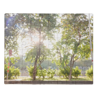 Sunny Trees Jigsaw Puzzle