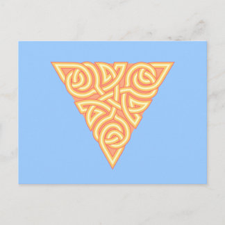 Sunny Triangle Knot Postcard