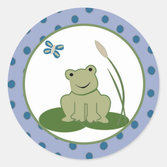 Sunny Turtle 1.5 inch envelope sticker (Front)