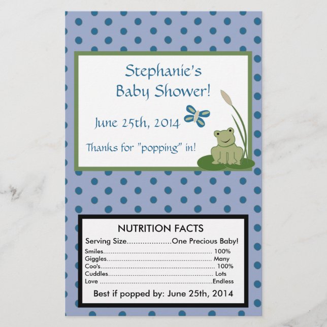 Sunny Turtle Microwave Popcorn Wrapper (Front)