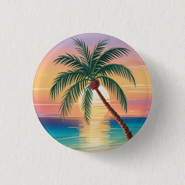 Sunny Vibes Button (Front)