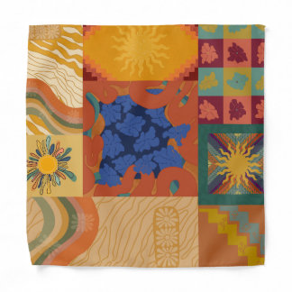 Sunny Vibes Patchwork Bandana
