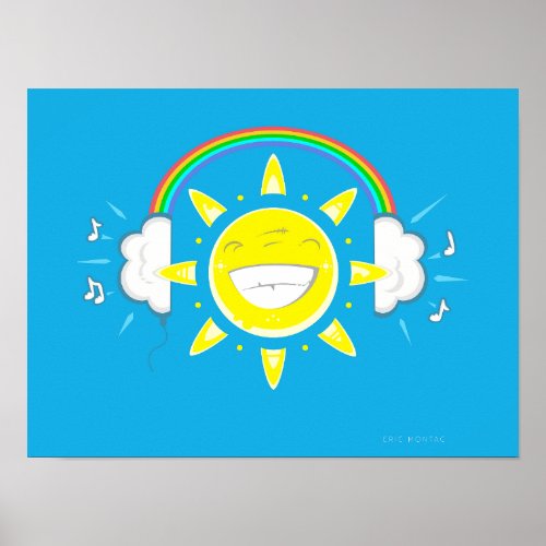Sunny Vibes Poster