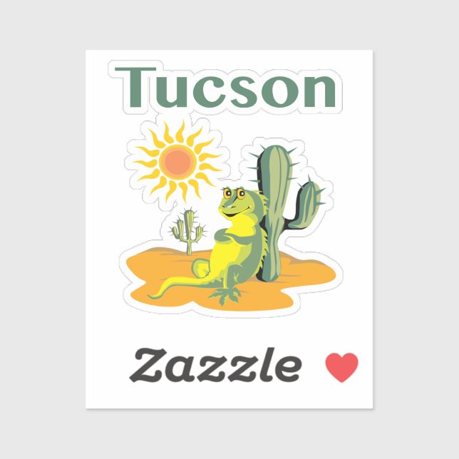 Sunny Vibes Tucson Sticker (Sheet)