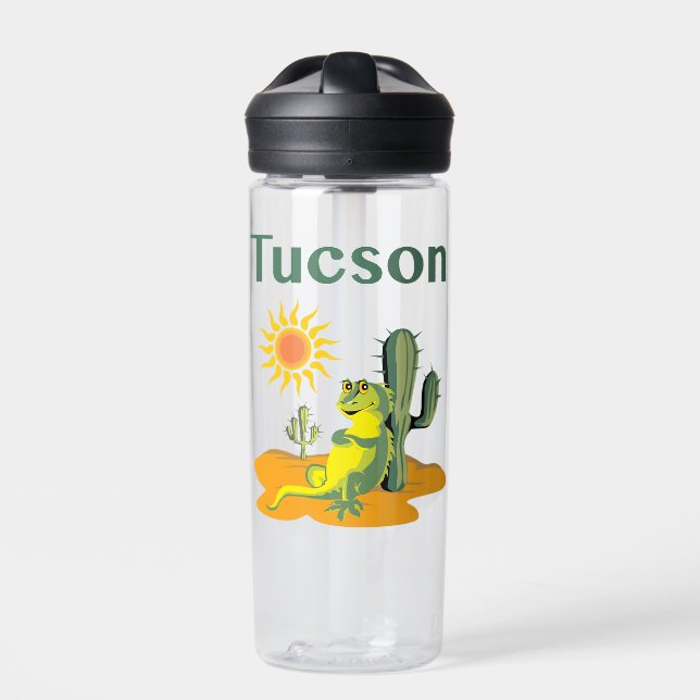 Sunny Vibes Tucson Water Bottle (Front)