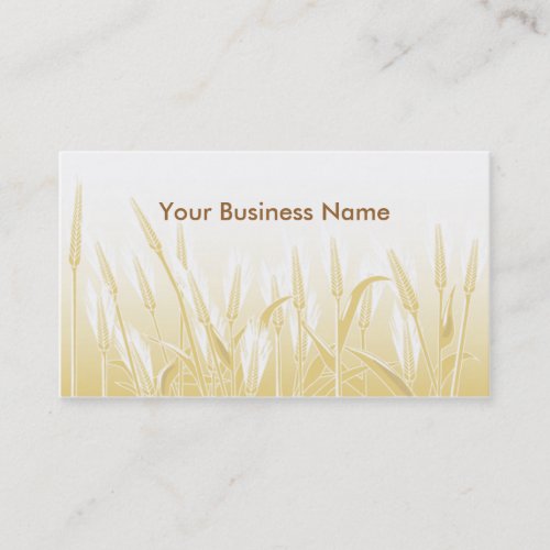 Sunny Wheat Field Business Card