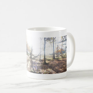 Sunny Wood Panoramic Landscape Mug
