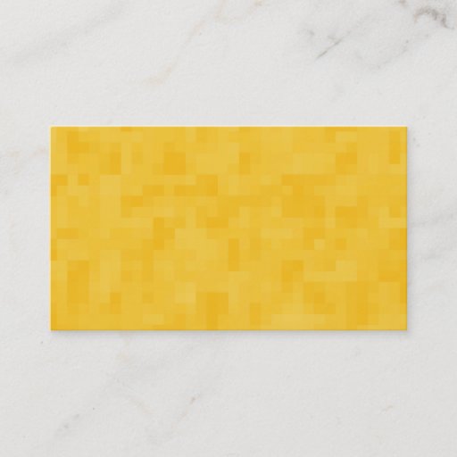 Customizable Sunny Yellow Abstract Design. Business Card Template