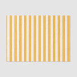 Sunny yellow and white candy stripes tissue paper