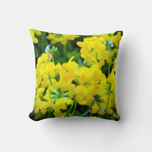 Sunny Yellow Buttercup Pillows (Front)