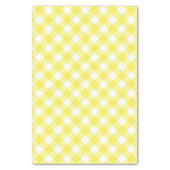 Sunny Yellow Gingham Tissue Paper | Zazzle