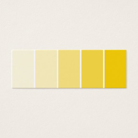 Sunny Yellow Paint Samples (Front)