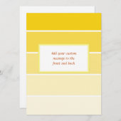Sunny Yellow Paint Samples (Front/Back)