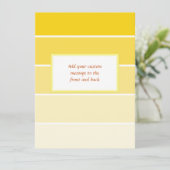 Sunny Yellow Paint Samples (Standing Front)