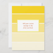 Sunny Yellow Paint Samples (Front)