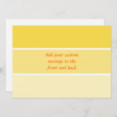 Sunny Yellow Paint Samples (Front/Back)